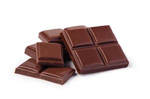 squares of chocolate