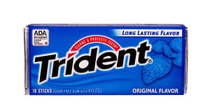 Trident sugar free gum